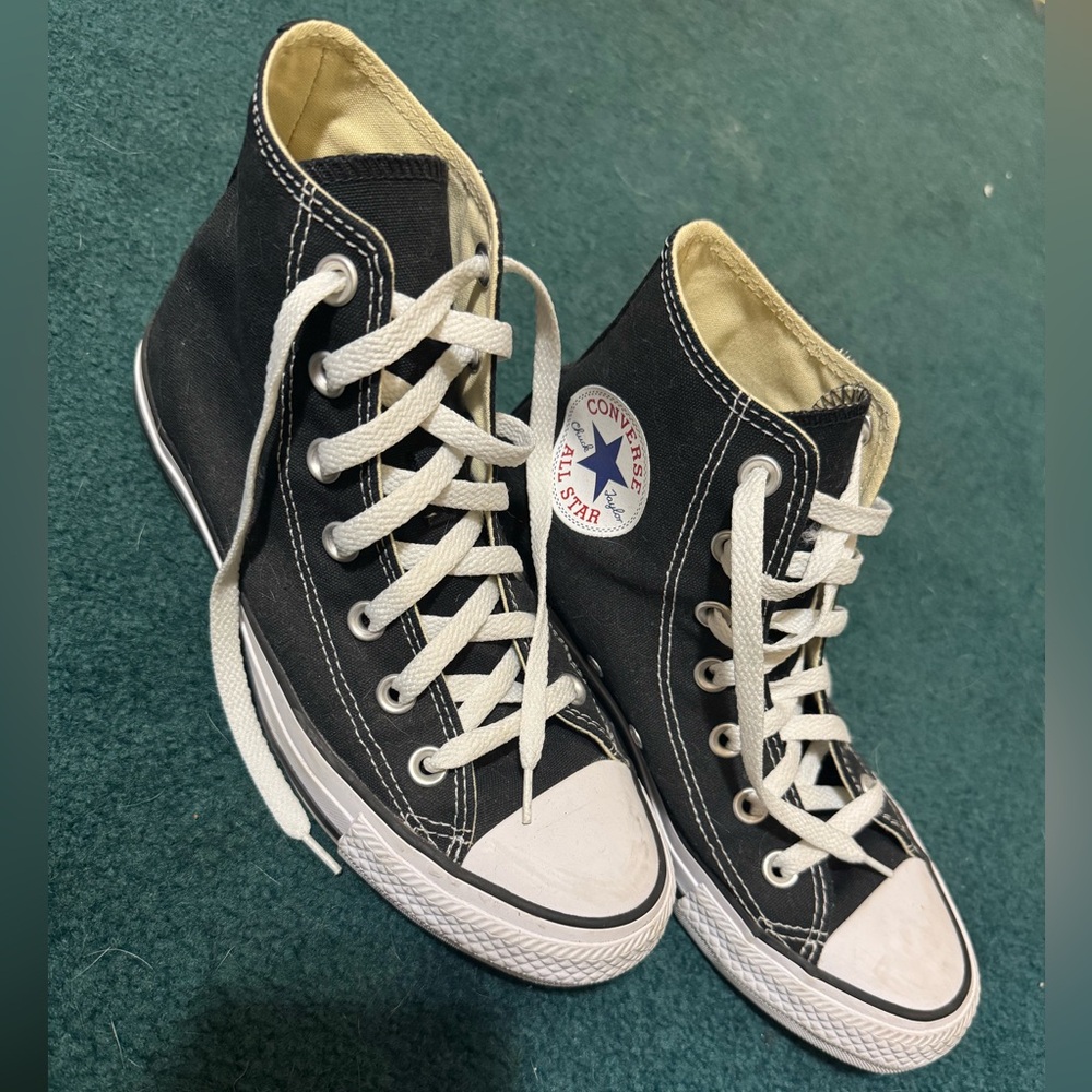 Converse Black and White High-Tops